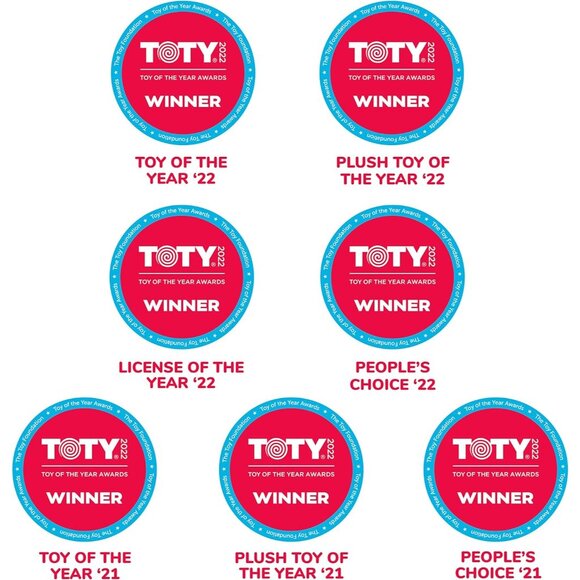 Original 8-Inch Emily Bat with Sparkly Ears and Belly Medium Sized Plush - Picture 8 of 8